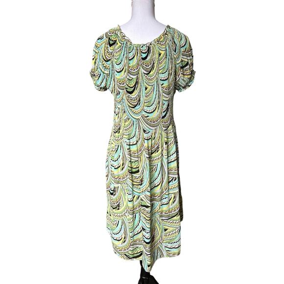 Melissa Paige Midi Dress with Stretch Bodice sz XL - Picture 2 of 4